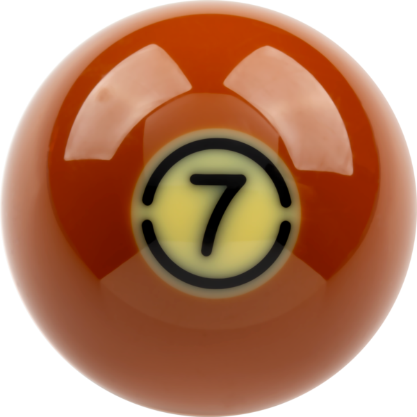 Aramith Tournament TV Replacement Ball – #7 | Golden Break Billiards